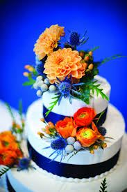2011 is bringing many new things for camicakes.at mclain's, the talented team of pastry chefs want to take care of all of your dessert needs for you. Navy And Orange Wedding Cake