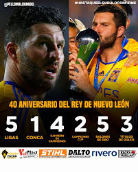 40 años del Rey de Nuevo León! El hombre que vino a marcar un antes y un  después! El jugador que no se cansa de ganar! Afortunados somos de ver a  André-Pierre