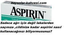 Aspirini Nerelerde Kullanabilirsiniz Cok Sasiracaksiniz Aspirini Sadece Agri Kesici Olarak Mi Kullaniyorsunuz Aspirin Face Care Acne Skin Care