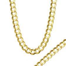 Save with one of our top kay jewelers coupons for august 2021: Men S 7 0mm Curb Chain Necklace In 14k Gold 28 Zales