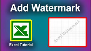 Setelah menemukan gambar untuk watermark klik insert. How To Add Or Remove Watermark In Microsoft Excel 2017 Youtube