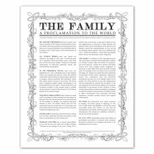 Scheduling a family meeting to discuss family goals, plan family activities, and review the your progress can be a great way to strengthen your free printables • home management printables. Leaf Outline Family Proclamation Black Printable In Lds Family Proclamation Printables On Ldsbookstore Com