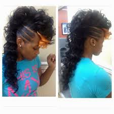 Layered long wavy hairstyle for mature women. Mohawk Styles Weavehairstylescurly Mohawk Hairstyles Braided Mohawk Hairstyles Hair Styles