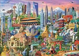 Jigsaw Puzzle Educa 1500 Parts Sights Of Asia 1001puzzle Com