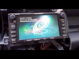 Toyota Radio Dvd Navigation System Please Insert Correct Map Disc Youtube