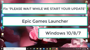 Go to www.epicgames.com and click get epic games in the top right corner to download the latest installer. Fix Please Wait While We Start Your Update Epic Game Launcher Youtube