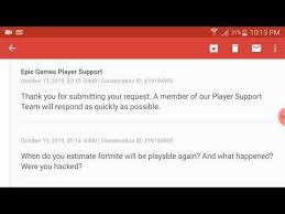 Fortnite Epic Game Responds To Me About Black Hole Fortnite Epic Games Black Hole