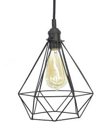 Diamond Cage Pendant Light Black Contemporary Pendant Lighting By Hangout Lighting