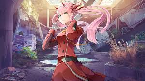 Hd wallpapers and background images. Cute Zero Two Hd Wallpaper Background Image 1920x1080