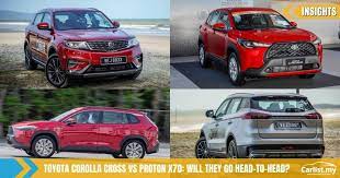 It is available in 5 colors, 4 variants, 1 engine, and 1 transmissions option: Proton X70 Vs Toyota Corolla Cross Will They Go Head To Head Insights Carlist My