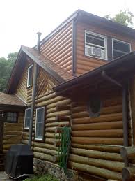 When real logs are stacked the chink line is offset on adjoining walls. Simulated Log Vinyl Siding Contractor Talk Professional Construction And Remodeling Forum