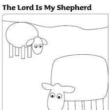 Unframed art prints are freshly printed on luxurious cream colored, heavyweight 105# archival paper, boasting a perfect subtle texture and matte finish. The Lord Is My Shepherd Coloring Page
