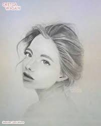 Jual sketsa wajah gambar hitam putih ukuran 3r 10r 12r. 48 Ide Sketsa Wajah Realis Hitam Putih Sketsa Wajah Sketsa Wajah