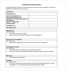 Fault Report Template Word 9 Professional Templates Report Template Templates Human Resources