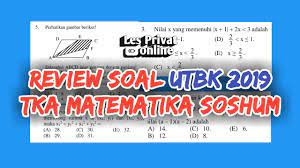 Banyak orang yang ikut bahagia. Utbk2019 Review Soal Utbk 2019 Tka Matematika Soshum Youtube