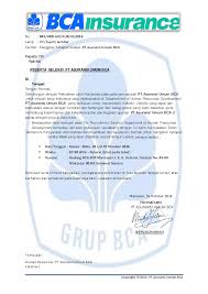 Pdf Surat Undangan Resmi Pt Asuransi Umum Bca Markus Wijaya Academia Edu
