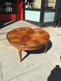 Round, vintage coffee, console, sofa & end tables : Round Coffee Table Casa Victoria Vintage Furniture Blog Casa Victoria Vintage Furniture On Los Angeles Sunset Boulevard