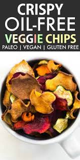 Last update december 6, 2020 by chrystal 4 comments. Oil Free Baked Veggie Chips Paleo Vegan Gluten Free Recipe Veggie Chips Baked Veggie Chips Healthy Vegan Snacks