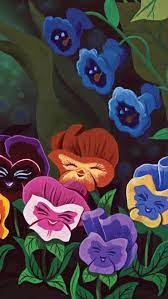 Alice In Wonderland Flowers Alice In Wonderland Background Alice In Wonderland Flowers Alice In Wonderland