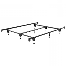 Since there is already a provision for supporting the mattress, a box spring is adorn the astounding beauty of your bedroom with this hodedah metal bed. Fastfurnishings Com California King Size Metal Bed Frame With Headboard Footboard Brackets