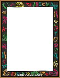 Printable School Chalk Border Use The Border In Microsoft Word Or Other Programs For Creating Flyers Invi Free School Borders School Border Borders For Paper