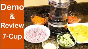 The blade and disc fit inside the bowl to make storage easy. Kitchenaid 7 Cup Food Processor Review Demo Youtube