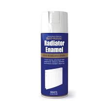 Rustoleum off white spray paint. Rust Oleum White Radiator Enamel Gloss Spray Paint 400ml Wilko