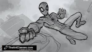 Lightly draw a circle in the upper 1/2 of your paper. How To Draw Amazing Spider Man Drawing And Digital Painting Tutorials Online