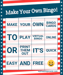 There is a template to which you can upload a personal or family photo from your computer or choose one of the many images available on the site. Free Custom Bingo Card Generator