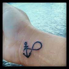 Brimming With Symbolism And Personal Meaning This Infinity Anchor Tattoo Combines 2 Very Icon Wrist Tattoos For Guys Infinity Anchor Tattoo Cool Wrist Tattoos