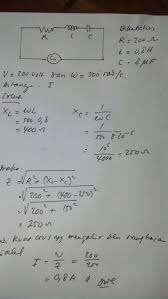 (1) kecepatan sudut putaran rotornya. Rangkaian Seri Resistor 200 Ohm Induktor 0 8 H Dan Kapasitor 8 Mikrofarad Dipasang Pada Tegangan Brainly Co Id