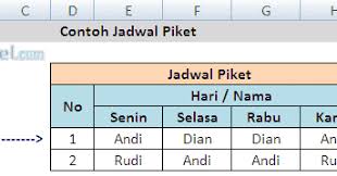 Jadwal kerja shift biasanya dibagi menjadi 3 shift karena dalam aturan uu naker no13 tahun 2003 pasal 77 disebutkan waktu kerja 8 delapan jam 1 satu hari dan 40 empat puluh jam 1 satu minggu untuk 5 lima hari kerja. Cara Membuat Jadwal Piket Untuk Karyawan Dengan Rumus Dalam Excel Adhe Pradiptha