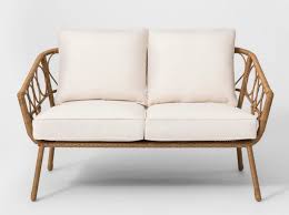 Rattan Furniture Our 10 Favorites That Are Perfect For All Seasons Construction2style Rattan Loveseat Rattan Furniture Living Room Rattan Furniture