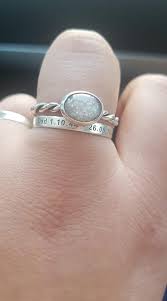 6mm cremation ring, stacking rings, cremation birthstone ring, pet memorial ash urn ring, cremains ring, silver, gold, rose gold with ashes. Cremation Ashes Ring Solid Silver Handmade Ashes Jewellery