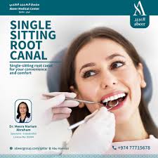 Don't let dental pain slow you down. At Abeer Medical Centre Qatar, our  expert endodontics team is here to restore your smile quickly and  comfortably with our single sitting root canal treatment.