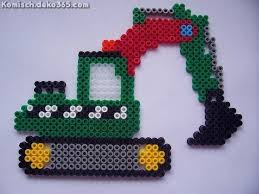 Da solche motive für bügelperlen aber nicht einfach selbst. Elegante Bagger 2 Perler Bead Art Perler Beads Designs Perler Beads