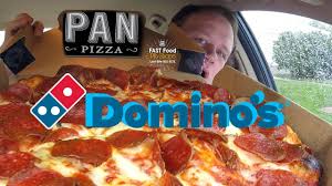 Domino S Double Pepperoni Pan Pizza Food Review Youtube