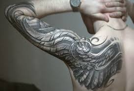 However, people usually get angel wings on their back, their shoulder blades, or their chest. Angel Wing Starting On My Shoulder Blade Working Tattoo Com