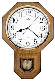 Seiko is no stranger to the world of clocks. Justime Traditional Schoolhouse Easy To Read Pendulum Plastic Wall Clock Chimes Every Hour With Westminster Melody Made Buy Online In Grenada At Grenada Desertcart Com Productid 60375046
