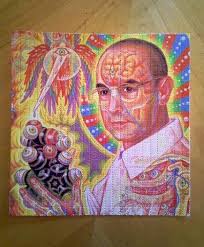 Albert Hoffman LSD Pioneer BLOTTER ART