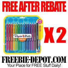 Free After Rebate Papermate Pens From Office Depot Limit 2 Exp 4 2 16 Free Freeafterrebate Freeba Paper Mate Pens Free After Rebate Paper Mate