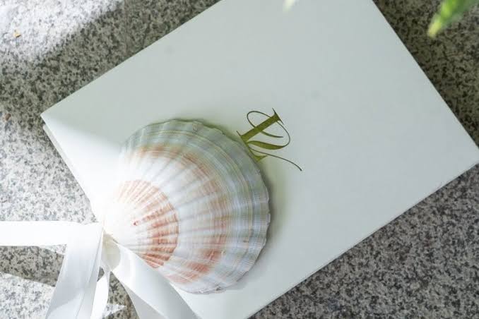 Thiệp cưới phong cách đại dương của "bà trùm nông sản" Viên Vibi