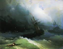 Ivan Aivazovski On Twitter Ships In The Stormy Sea 1866 Ivanaivazovsky Romanticism In 2021 Ocean Waves Painting Stormy Sea Marine Artist