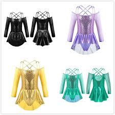 Maybe you would like to learn more about one of these? Kids Girl Ballerina Ballet Dance Dress Long Sleeve Mesh Gymnastics Leotard Dress Ebay