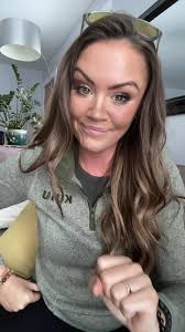 Lady Shoveling Snow and Roof Snow Falls