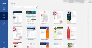 It will redirect you to a welcome the design menu option allows you to format and style the page or any element added to the page. 25 Resume Templates For Microsoft Word Free Download
