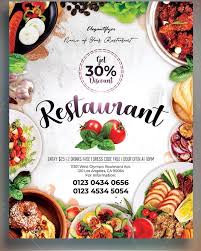 Here are 50+ flyer examples, template, and design tips. Restaurant Free Flyer Psd Template Food Poster Design Free Flyer Design Restaurant Flyer