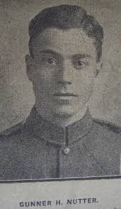 The tragic story of Briercliffe Brothers Geoffrey and Harry Nutter, who  enlisted together and given sequential Regimental numbers. Both were said  to have been killed by the same German shell and are