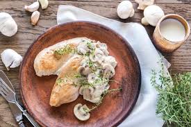 La Recette Du Jour Filet De Poulet Creme De Basilic Nice Matin Escalopes De Dinde Sauce Cremeuse Aux Champignons Champignons Farcis