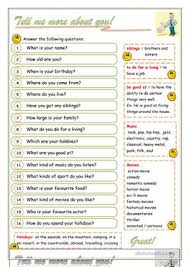 English Esl Introduce Yourself Worksheets Most Downloaded 25 Results